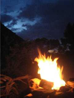 Indian Creek campfire