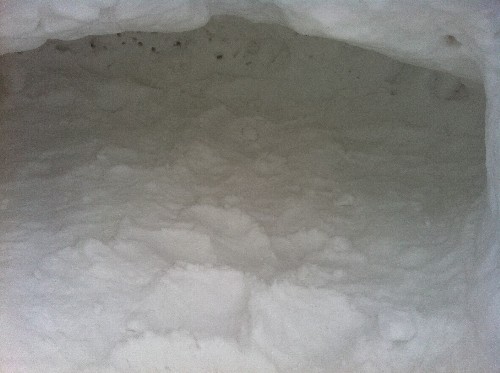 snow cave inside 1